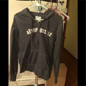 Aeropostale zip up pullover hoodie
